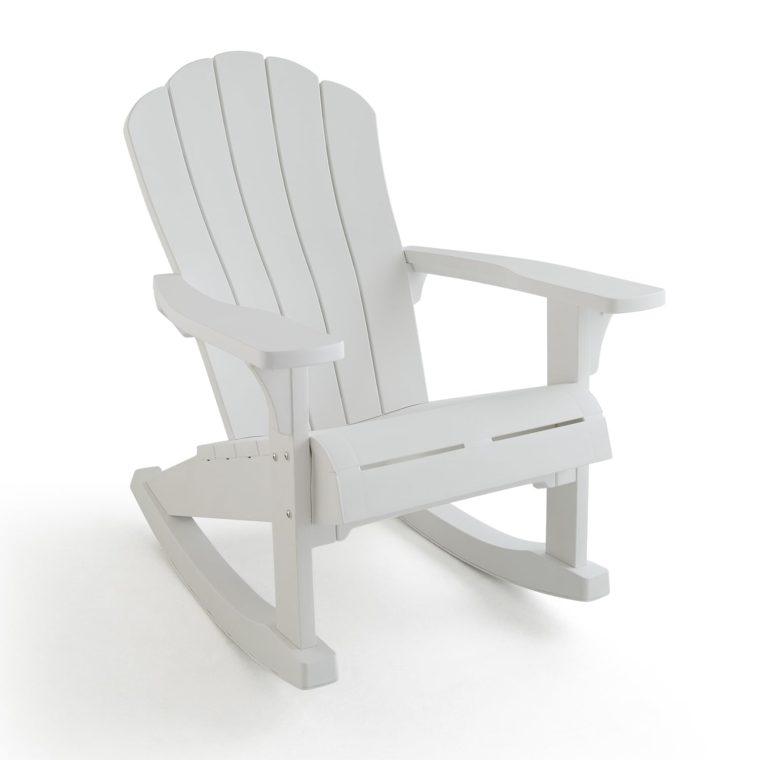 Amazon.com : Keter Everest Adirondack Rocker - White : Patio, Lawn